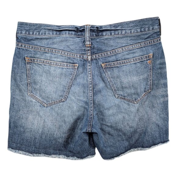 Madewell Cutoff Jean Shorts Womens Blue 100% Cotton Button Fly Denim Size 26 - Picture 2 of 10